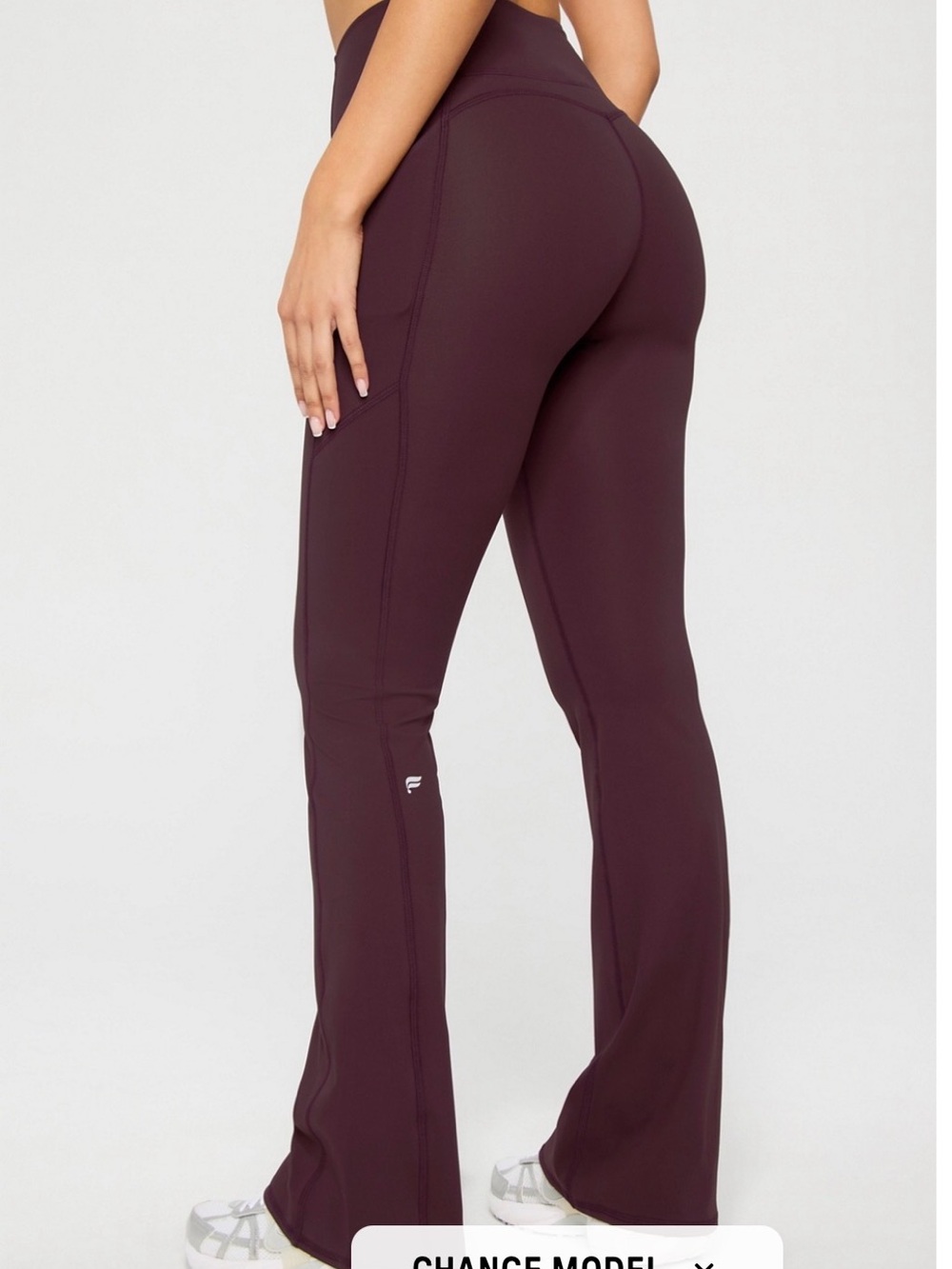 NWT Fabletics Oasis PureLuxe High-Waisted Pocketed Kick Flare L